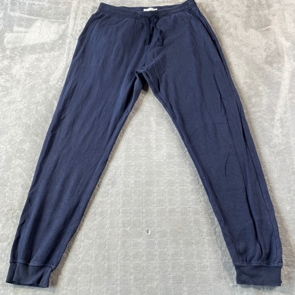 SUNSPEL England Lounge Pants Joggers Mens Medium Blue Sweatpants Pocket Casual - Picture 1 of 11